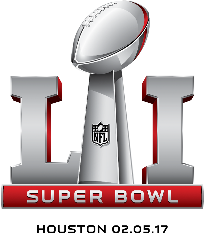 Super Bowl LI Alternate Logo v4 DIY iron on transfer (heat transfer)